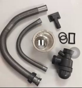 Bộ Xả Chậu Rửa Chén Bát 1 Hộc Bầu INOX304 Rẻ - Đẹp - Bền