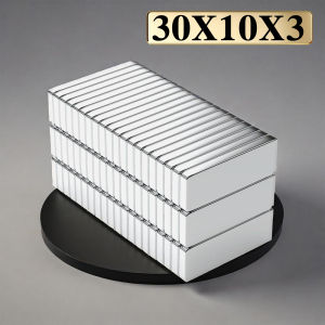 แม่เหล็กบล็อกขนาด 30x10x3 มม. สำหรับติดตู้เย็น สำนักงาน งาน DIY