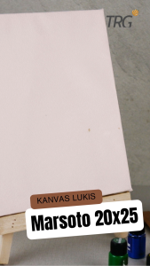 TRG Stretched Art Marsoto Canvas Board 20x25 cm Watercolor Artist Acrylic Paint - Kanvas Marsoto Media Lukis Cat Air Akrilik Minyak Poster Siap Melukis Ukuran 20 x 25 TRG