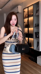 Túi nhà Mận - Mận Slim Chic Size 25cm Túi Kẹp Nách Da PU Form Nhỏ Gọn Thanh Lịch Phù Hợp Đi Học – Đi Làm – Đi Chơi