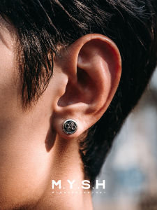 Pure Silver 3D Snake Shape Mobius Mens Earrings Original Design Stylish Snake Year Ear Rings  out Fashion Jewelry