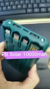 Powerbank 5in1 Solar 10.000mAh Tenaga  Surya  Multifungsi Power Bank 5in1Portable