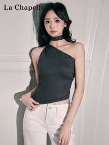 Áo Ba Lỗ Không Tay La Chapelle Không Đều Cho Nữ Mùa Hè 2025 Áo Khoác Ngoài Pure Desire Áo Ba Lỗ Không Tay Thời Trang Thường Ngày