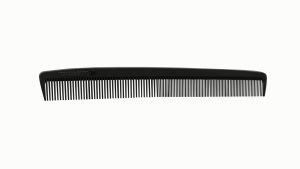 TONI&GUY หวีหางแหลม สำหรับรวบผมตึงหรือแสกผม  รุ่น 06600 Carbon Antistatic Comb กว้าง 2.7 ยาว 23 สูง 0.5 ซม สำหรับช่างตัดผม บาร์เบอร์ ซาลอน ร้านเสริมสวย - สีดำ