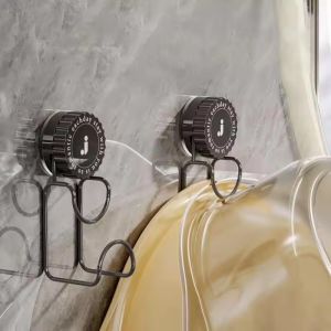 ราวแขวนถ้วยดูดหมุนได้ Polocat ไม่มีชามอ่างมีรูผนังชั้นเก็บของอ่างน้ำแบบตั้งสิ่งประดิษฐ์ในห้องน้ำความสามารถในการรับน้ำหนักได้สูง