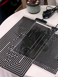 แผ่นทำความร้อนแบบกราฟีน แผ่นทำความร้อนไฟฟ้า เหมาะสำหรับตุ๊กแก จิ้งจก แมงมุม เต่า และงู ปรับอุณหภูมิได้