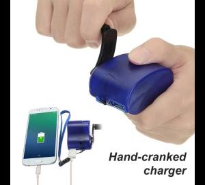 New Hand Crank USB Emergency Charger Portable Manual Power Generator Outdoor Survival Tool For Camping Hiking Travel Charging