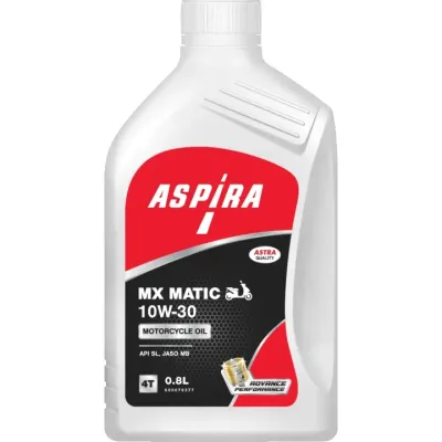 OLI MESIN MOTOR MATIC HONDA ASPIRA 10W-30 BY SHELL ASTRA 100% ASLI ORIGINAL OLI BEAT VARIO 0.8L