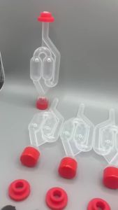 S-Shape Airlocks Homebrew Bubble Airlock Carboys Stopper Fermenter Seal Valve with Food Grade Grommets Wine Making Equipment