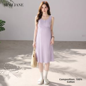 Mom Jane | Breastfeeding Padded Cotton Maternity Dress