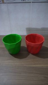 Chậu nhựa xoắn trồng cây ANKAN cho hoa hồng cây cảnh mini trồng rau để bàn treo ban công