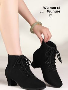WUNUO | High-top Dance Shoes Oxford Fabric