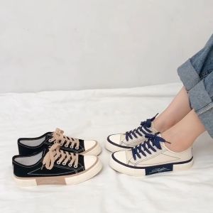 Sepatu Sneakers Wanita Import Kanvas CNV LOW Santai - Redzeal Sepatu Kasual Wanita Trendy Kekinian - Upper Kanvas, Outsole Thermo Rubber, Berat 750 Gr - Imported