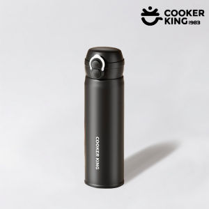 COOKER KING | COOKER KING 480ML Double Drink Thermos Cup 316/304 Stainless Steel+PP Minimalist Style Straw Cup Waterbottle Couple Cup Gift