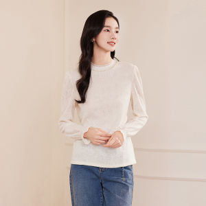 Koradior | French Style Rose Lace Knit Top