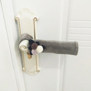 Door Handle Protector Fabric Heattech Collision Pad Door Handle Protective Casing Handle Gloves Winter Anti-Static Door Handle Cover Handle Cover Handle Gloves