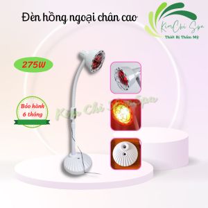 Đèn hồng ngoại tri liệu dưỡng sinh | Đèn hồng ngoại chân cao công suất 275W