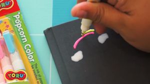 TORU ปากกา Popcorn 5 สี TR-POPCORNCOLOR5 เป่าแล้วฟู