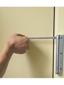 Concealed Automatic Door Closer Stainless Steel Hydraulic Spring Buffer Automatics Closes The Doors