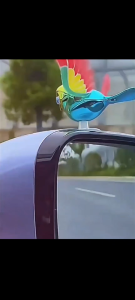 selling fun cute flying bird figurine for cars motorcycle univeersal imaginative and creative car companion realistic toy