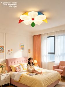 QINGYAO | Creative Flower Ceiling Light for Girls Room