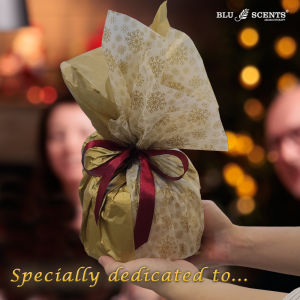 Blu Scents Exclusive Christmas Pouch Christmas Gift Essential Oil Storage Bag