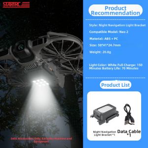 STARTRC | Long-Lasting Flashing Collision Warning Signal Light for Night Flight with Landing Gear Support