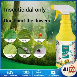 ★Same Day Shipping★ 500ml Plant Organic Insecticide Fly Killer Effective Bait Fly Repeller Household for Killing Plant Pests Without Harming Plants Fungicide for Plants Pest Control 306A-ZJJ-Plant-Insecticide