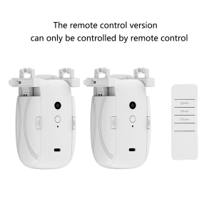 Smart Curtains Robot T/U-Rail Tracks Automatic Curtain Opener Remote Control Curtain Motor
