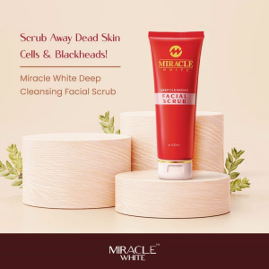 MIRACLE WHITE DEEP CLEANSING FACIAL SCRUB