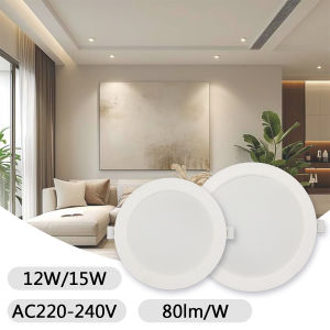 1PCS 220V 4&5 inch LED Downlights 12W/15W3000K or 4000KSuper-BrightAnti-FlickerPremier Choice for Foyer Living Room Ceilings