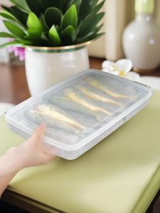 Hộp Đựng Bánh Bao Cá Đông Lạnh Bằng Nhựa Hình Chữ Nhật Dung Tích 21L-3L Đựng Được Bánh Bao Và Thịt Bò Hộp Đựng Thức Ăn Đông Lạnh