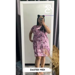 Boojoo-Daster Midi Motif Lily Bahan Rayon LD110