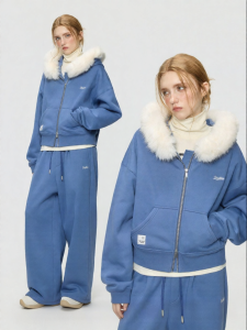 Turn Signal | Thickened Hooded Casual Sport Set for Women Autumn and Winter
