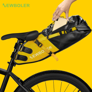 NEWBOLER Túi Xe Đạp Chống Thấm Nước 13L Công Suất Lớn Yên Xe Đạp Túi Đi Xe Đạp Gấp Gọn Đuôi Túi MTB Đường Thân Cây Bikepacking