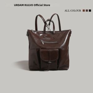 URCDN RDALVO | Niche Retro Leather Multi-Way Satchel
