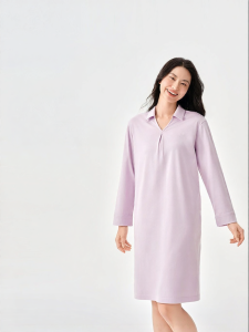 Purcotton | Cotton Blend Womens Home Dress