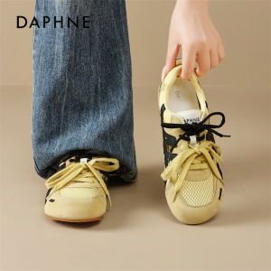 Daphne | Giày Thể Thao Nữ Dễ Thở Đế Mềm Có Hoa Văn Ren