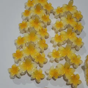 [12 PCS] JEPIT BUNGA KAMBOJA 3 BUNGA BALI FLOWER HAIR CLIP