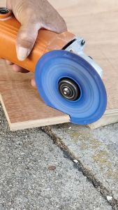 ZC Diamond Cutting Disc for Angle Grinder 110mm Blue Multi-Purpose Saw Blade for Wood Metal PVC and Steel Nails