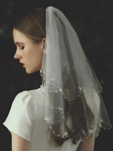 Váy Cưới Ngắn Phong Cách Cổ Điển Cho Cô Dâu Phụ Kiện Chụp Ảnh Váy Cưới Phụ Kiện Tóc Váy Cưới Ngắn Cho Lễ Đăng Ký Kết Hôn