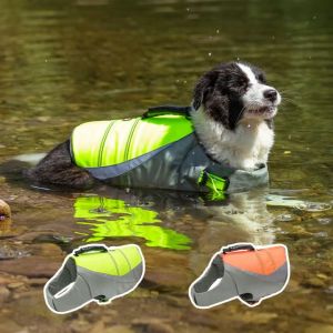 TRUELOVE Dog Life Jacket Vest Flotation Device Pet Swim Coat Safety Adjustable Reflective Secure Swimwear For Dogs Life Saver