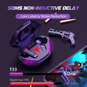 ♥100%Original Product+FREE Shipping♥2025 NEW T33 TWS Wireless Earphones Bluetooth 5.2 Noise Cancellation Gaming Headset In-Ear Earbuds with Mic