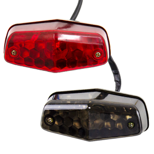 For Lucas Replica 525 Triumph BSA 12V Cafe Racer Motorcycle Tail Light Brake Rear Lamp For Harley Chopper Taillight Stop Lights