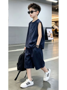 ZIRUIBABA | Summer Linen Korean Style Casual Set for Boys