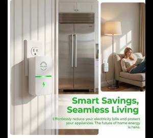 90V-250V Energy Saving Device Power Factor Saver Smart Energy-Saving Device Household Power Saver Save Electricity US/EU Plug
