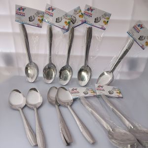 12 pcs sendok makan sendok stainless steel sendok garpu
