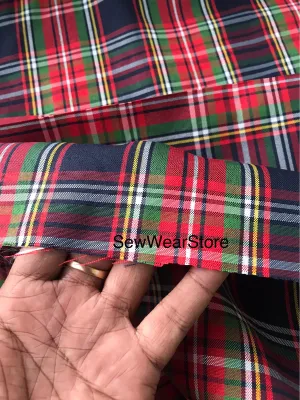 [TCC] Checkered TCC Fabric Cloth Textile Tela 60” width sold per yard by Sew Wear Store
