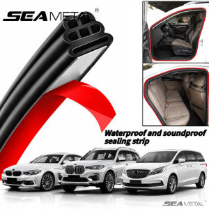 SEAMETAL | SEAMETAL Upgraded Car Door Sealing Strip 3-Layer Thicken Weatherstrip Waterproof Dustproof Sound Insulation Universal Seal Strip