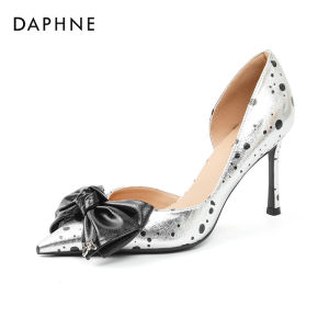 Daphne | Comfortable Pointed Toe Polka Dot High Heels